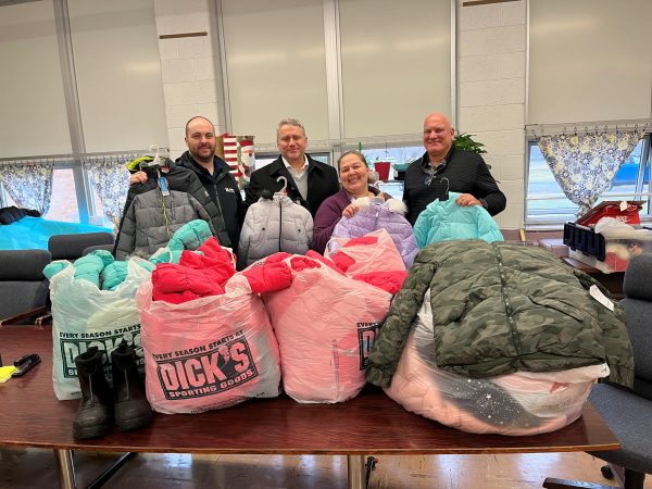 Team Members during Coat Drive